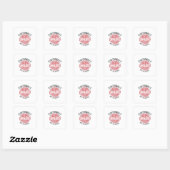 Sticker Carré Emotionally Unavailable But Hilarious Stamp (Feuille)