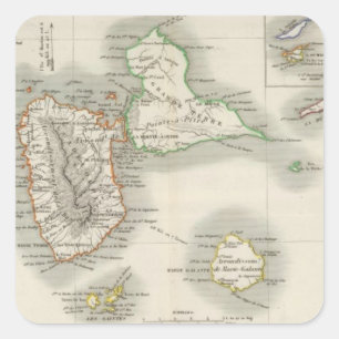 Sticker Carré Empire américain