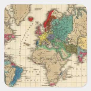 Sticker Carré Empire de l'ANNONCE 1811 de Napoleon Bonaparte