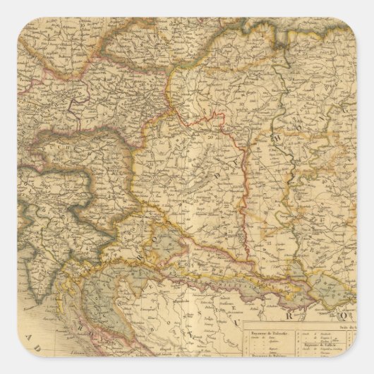 Sticker Carré Empire Maps (Devant)