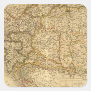 Sticker Carré Empire Maps