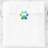 Sticker Carré Empreinte de patte (Sac)