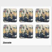 Sticker Carré Empties de la journée de boxe 2005 (Feuille)