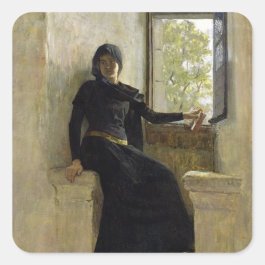 Sticker Carré En attente, avant 1905 (Devant)