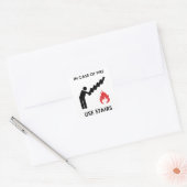 Sticker Carré En Coque des escaliers d'incendie (Enveloppe)