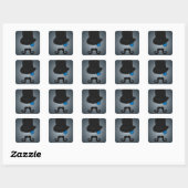 Sticker Carré En effet, Messieurs (Feuille)