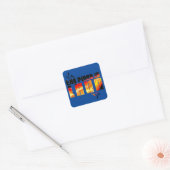 Sticker Carré en lave (Enveloppe)