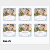 Sticker Carré En l'honneur de ... bibliothèque (Feuille)