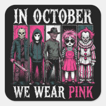 En Octobre Nous Portons Du Rose Personnages d'Hall