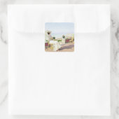 Sticker Carré En Vacance (Sac)