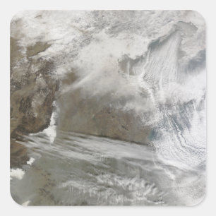 Sticker Carré Encercles de couverture de neige Bo Hai