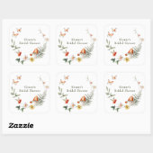 Sticker Carré Enchanted Forest Fête de Mariage Champêtre (Feuille)