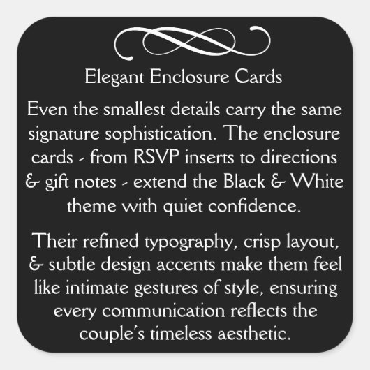 Sticker Carré Enclosure Cards (Devant)