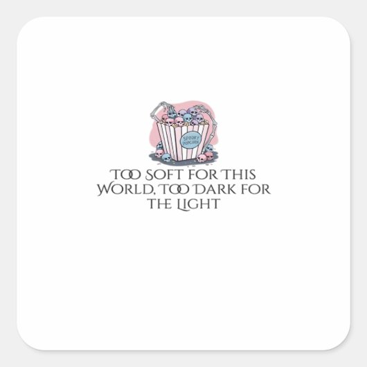 Sticker Carré Encre Whimsigoth – Forêts Mystiques, Lunes & Magie (Devant)