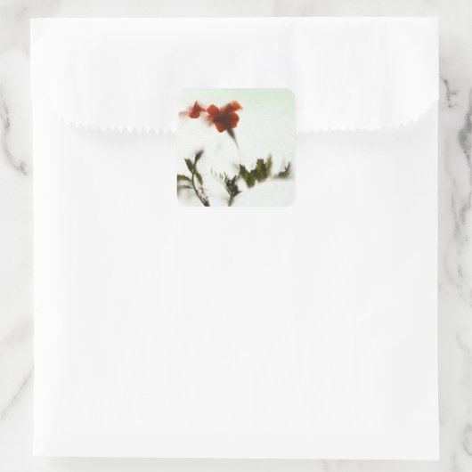 Sticker Carré Endlich Frühling ! (Sac)