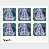 Sticker Carré Énergie (Feuille)