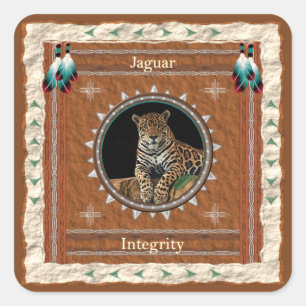 Sticker Carré Énergie d'intégrité Jaguar