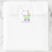 Sticker Carré Enfant Buggy Carriage Genre inconnu Papa's (Sac)