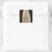 Sticker Carré Enfant en vêtements de balançoire (Sac)