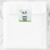 Sticker Carré Enfants Panda (Sac)