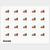 STICKER CARRÉ ENFJ (Feuille)
