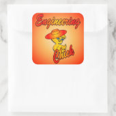 Sticker Carré Engineering Chick #5 (Sac)