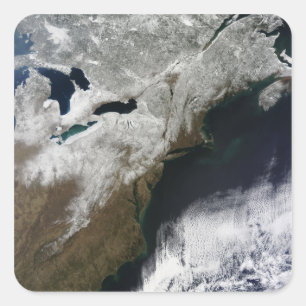 Sticker Carré Enneigement s'étendant du Canada