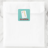 Sticker Carré Enseignant A+ (Sac)