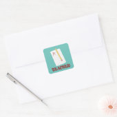 Sticker Carré Enseignant A+ (Enveloppe)