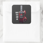 Sticker Carré Enseignant cool Jam (Sac)