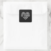 Sticker Carré Enseignant ESL, Anglais Langue seconde (Sac)