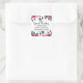 Sticker Carré Enseignant Merci Appréciation cadeau (Sac)