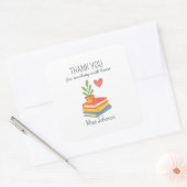 Sticker Carré Enseignant Merci - Appréciation sincère (Enveloppe)