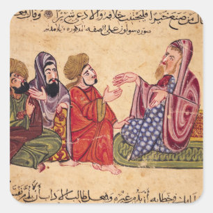 Sticker Carré Enseignement de Solon