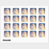 Sticker Carré Entièrement Enchanteur (Feuille)