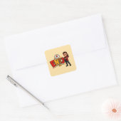 Sticker Carré ENTJ — A Conquistadora Visionária (Enveloppe)