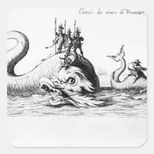 Sticker Carré Entrée des seigneurs de Vroncourt, Tyllon