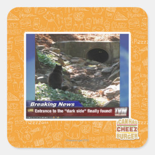 Sticker Carré Entrée du côté sombre