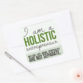 Sticker Carré Entrepreneur holistique (Enveloppe)