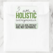 Sticker Carré Entrepreneur holistique (Sac)