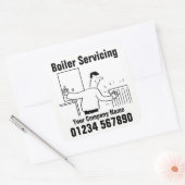 Sticker Carré Entretien des chaudières (Enveloppe)