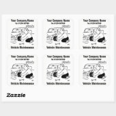 Sticker Carré Entretien du véhicule (Feuille)