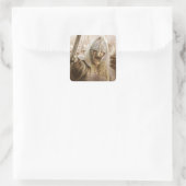 Sticker Carré Eomère avec casque (Sac)