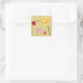 Sticker Carré Épanouissement (Sac)