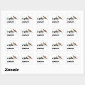 Sticker Carré éphémère instantané (Feuille)