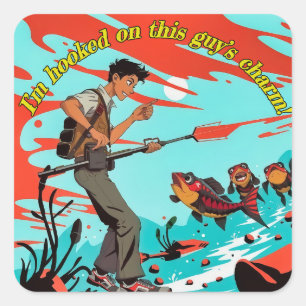 Sticker Carré Epic Spearfish Adventure