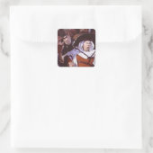 Sticker Carré Épouse de Bath de Canterbury Tales - Chaucer (Sac)