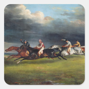 Sticker Carré Epsom Derby, 1821