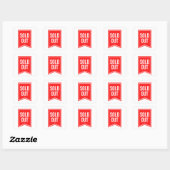 Sticker Carré Épuisé (Feuille)