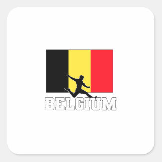 Sticker Carré Équipe de Belgique de football